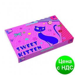 Пластилин Sweet Kitten, 8 цветов, 160 г, картон CF60202