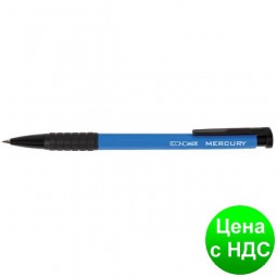 Ручка шариковая автомат. ECONOMIX MERCURY 0,5 мм. Корпус синий , пишет синим E10102