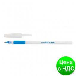 Ручка масляная ECONOMIX ICEBERG 0,7 мм, пишет синим E10197-02