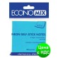 Блок для заметок с клейким слоем 75х100 мм Economix, 100 листов, голубой E20933-11