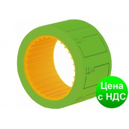 Этикетки-ценники "Ціна" 30х20 мм Economix, 200 шт/рул., зеленые E21306-04