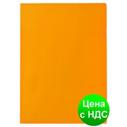 Папка-уголок А4 Economix, 180 мкм, фактура "глянець", оранжевая E31153-06