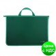 Портфель пластиковый А4 Economix на молнии, 2 отделения, зеленый E31630-04