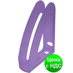 Лоток для бумаги вертикальный "Радуга" Economix, пластик, фиолетовый E31904-12