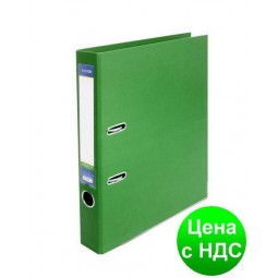 Папка-регистратор А4 LUX Economix, 50 мм, зеленая  E39722*-04