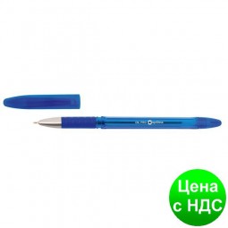 Ручка масляная OPTIMA OIL PRO 0,5 мм, пишет синим O15616-02