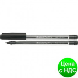 Ручка шариковая SCHNEIDER TOPS 505 М 0,7 мм. Корпус прозрачный, пишет черным S150601