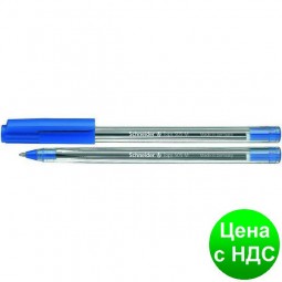 Ручка шариковая SCHNEIDER TOPS 505 М 0,7 мм. Корпус прозрачный, пишет синим S150603