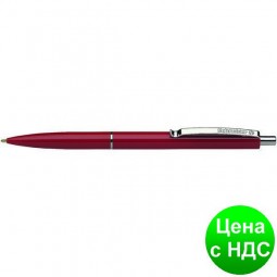 Ручка шариковая автомат. SCHNEIDER К15 0,7 мм. корпус красный, пишет красным S3082