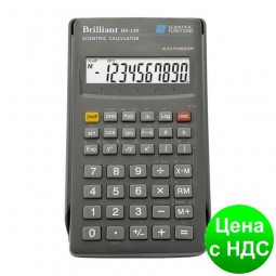 Калькулятор инженерный Optima 8+2 разрядов, размер 135*76*16 мм BS-120