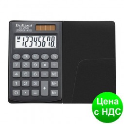 Калькулятор карманный BS-100  8 разрядов, 1-пит BS-200Х