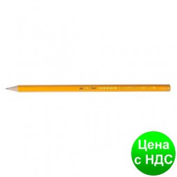 Карандаш графитный HB, желтый, без резинки,  JOBMAX BM.8537