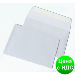 Конверт С6 (114х162мм) белый СКЛ (термоупаковка) 1040_50