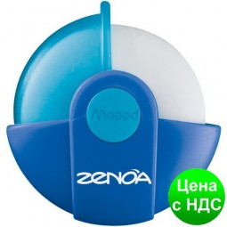 Ластик ZENOA в поворотном защитном футляре, дисплей ассорти MP.511320