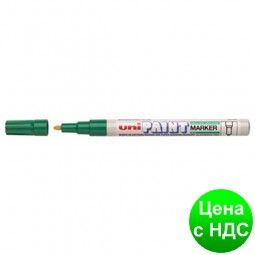 Маркер uni PAINT 0.8-1.2мм, зеленый PX-21.Green