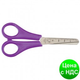 Ножницы детские 132мм с линейкой, фиолетовый ZB.5001-07