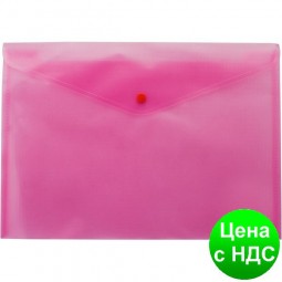 Папка-конверт А5 на кнопке, розовый BM.3936-10