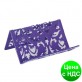 Подставка для визиток “Barocco” 100x97x47мм, металлическая, фиолетовый BM.6226-07