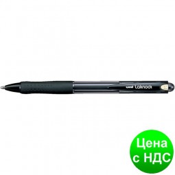 Ручка шарик. авт. uni LAKNOCK fine 0.7мм, черная SN-100.(07).Black