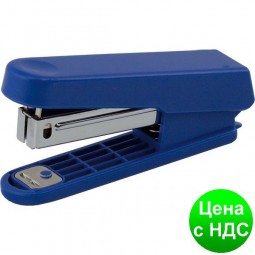 Степлер пластиковый до 10листов (Скобы №10), JOBMAX, синий BM.4101-02