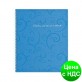 Тетрадь на пруж. Barocco В5, 80 листов, кл., голубой, пласт.обложка BM.2419-614