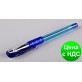 Ручка шариковая Tianjiao TY-501P с резинкой (синяя)