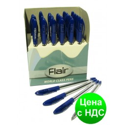 Ручка шариковая масляная Flair "Idea" (740) синяя