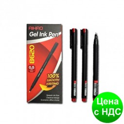 Ручка гелевая Aihao AH8620 красная
