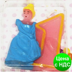 Свечи  цифры  (в торт) № HS-139 Принцессы  (1)
