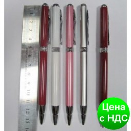 Ручка шариковая автоматическая BAIXIN BP708 металл (цветной микс)