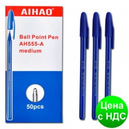 Ручка кулькова CHEN'S AH555-A синя