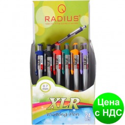 Ручка шариковая Radius XLR синяя 0.7 мм, 24 шт.
