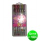 Набір гелевих ручок з блискітками "Дісней" HY-006-12 "Hello Kitty" 12кол. (у футлярі)