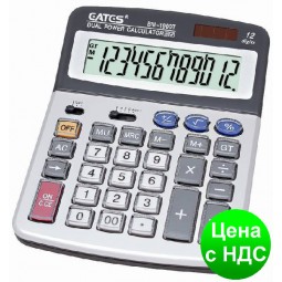 Калькулятор "EATES" BM-1900T (12 разрядный, 2 питания)