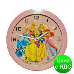 Часы-будильник "Принцессы" микс рисунков (мультики)