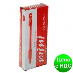 Ручка гелевая MIMI GEL INK PEN Z-200-03 красная, 12 шт