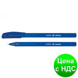 Ручка шариковая OPTIMA ELIXIR 1,0 мм, пишет синим O15653-02