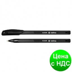 Ручка шариковая OPTIMA ELIXIR 1,0 мм, пишет черным O15653-01