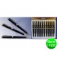 Поворотна Ручка металева BAIXIN BP861 №7,2 (золото/срібло+чорний)