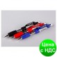 Ручка кулькова автоматична "Techjob" TB218 Equip (3в1 - синій, червоний+олівець)