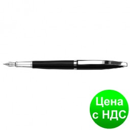 Ручка перьевая Monaco, корпус черный с серебристым O15921-01