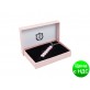 Ручка шариковая "Secret", с кристалами, розовий, в подарочном футляре LS.401021-10