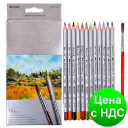 Акварельні олівці кольорові "MARCO" Raffine (12 кольорів)
