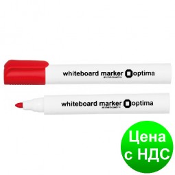 Маркер для белых досок OPTIMA, красный O16203-03