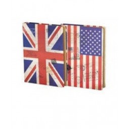 Блокнот JGHY-251051-7010 "Британский/Американский флаг" (14.6*20.9 см.)