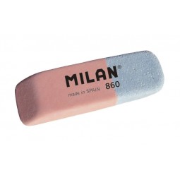 Гумка Milan 860 червоно-синій (1.5*5 см)