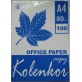 Офісний папір A4 "Copy Kolenkor" 100 аркушів 80гр/м