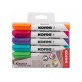 Набір маркерів для білих дошок KORES 1-3 мм, 6 кольорів