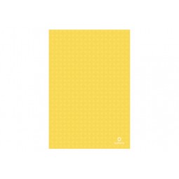 Папка-куточок А4 Optima, 180 мкм, фактура "Вишиванка", жовта