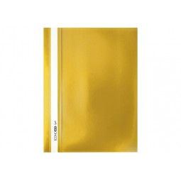 Папка-швидкозшивач А4 Economix Light без перфорації, фактура "помаранч", жовта